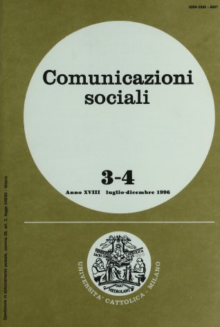 COMUNICAZIONI SOCIALI - 1996 - 3-4. L'EFFICACIA DELLA COMUNICAZIONE PUBBLICITARIA